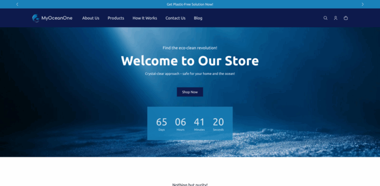 MyOceanOne: Eco-Friendly Household Products for a Cleaner Future