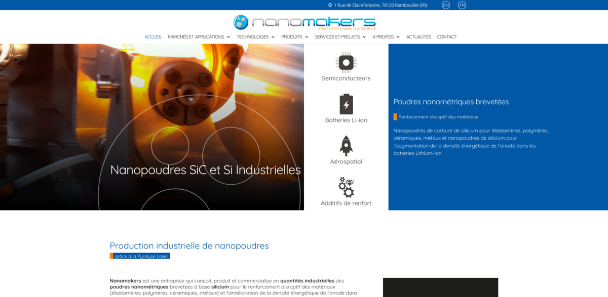 Nanomakers nanopowders