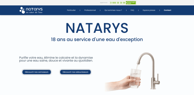 NATARYS: Exceptional Water Purification for Home and Business