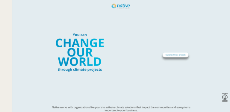 Native: Empowering Climate Projects for Sustainable Change