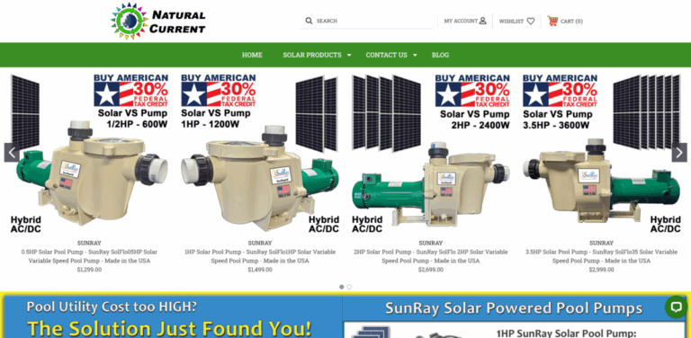 Natural Current: Solar-Powered Solutions for Sustainable Pool Maintenance