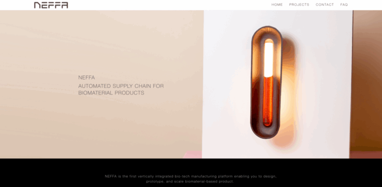 NEFFA: Transforming Textile Manufacturing with MYCOTEX Biomaterials