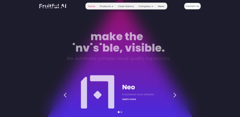 Neo: AI-Powered Visual Quality Inspection Software for Manufacturing