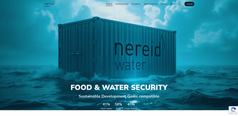 Nereid Water: Sustainable Solutions for Water and Food Security