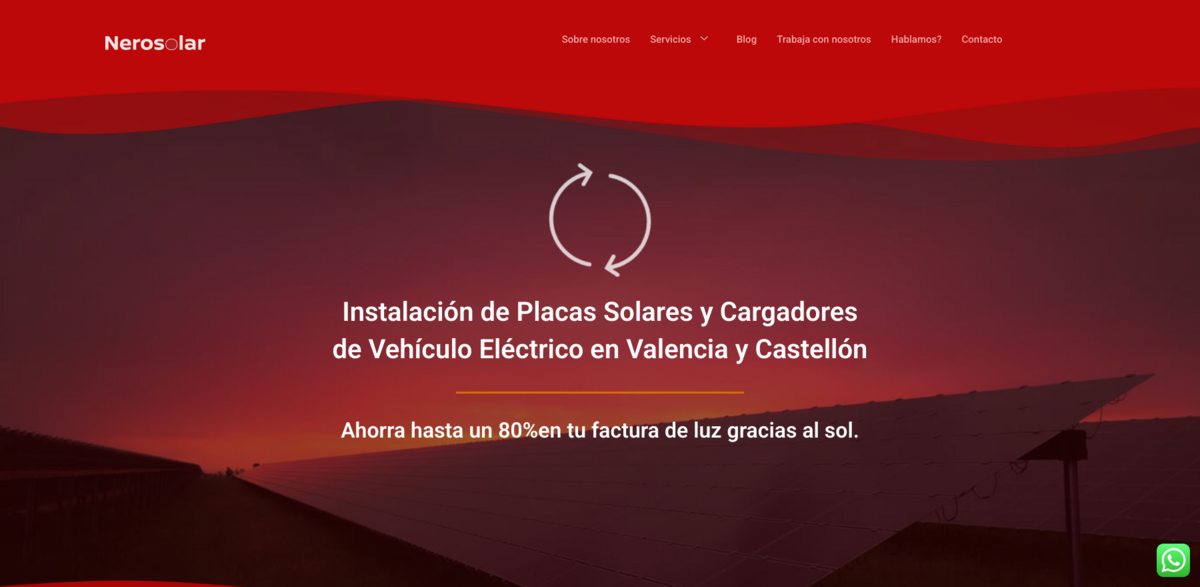 Nerosolar photovoltaic solar panels