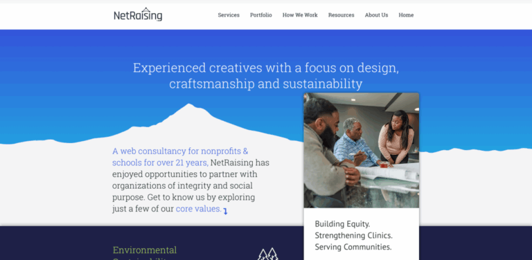NetRaising: Creative Agency for Nonprofit Web Solutions