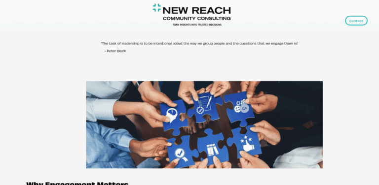New Reach Community Consulting: Meaningful Community Engagement for Better Outcomes