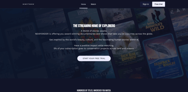 NEWYONDER: A Premium Streaming Platform for Inspiring Documentaries