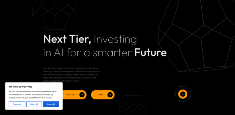 Next Tier GVC Gaesco: Early-Stage Venture Capital Fund Focused on AI-Driven Startups