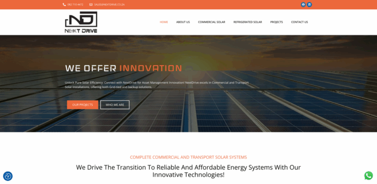 NextDrive: Custom Solar Solutions for Commercial Sustainability