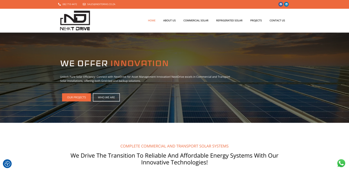 NextDrive solar solutions