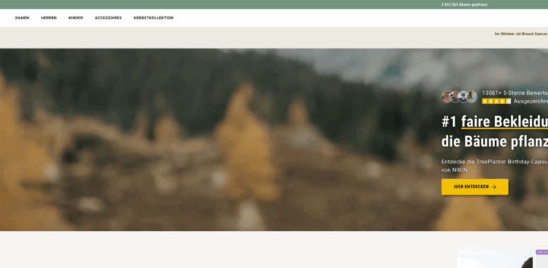 NIKIN: A Sustainable Fashion Brand Committed to Tree Planting