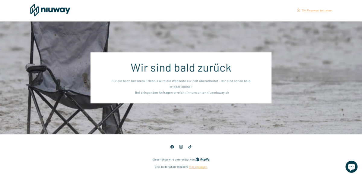 NIUWAY festival gear rental