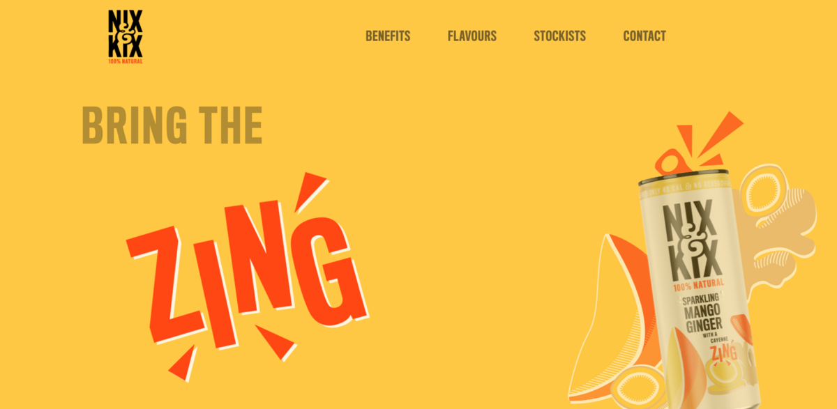 Nix & Kix sparkling water