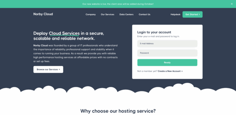 Norby Cloud: Reliable Cloud Hosting Solutions for Businesses