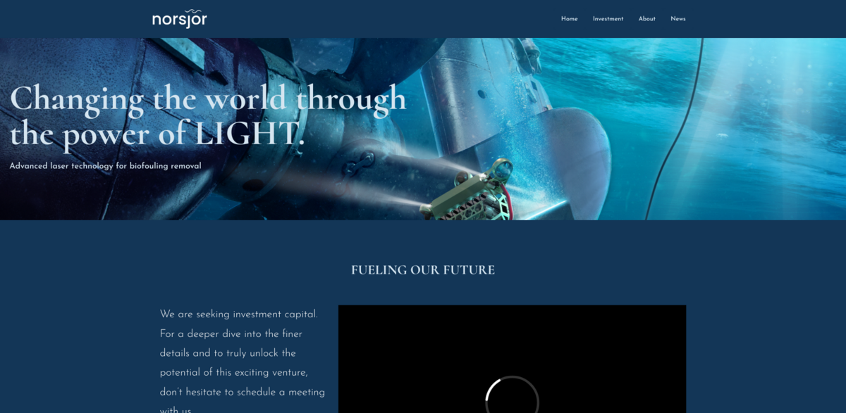 Norsjór: Harnessing Laser Technology for Eco-Friendly Biofouling Removal