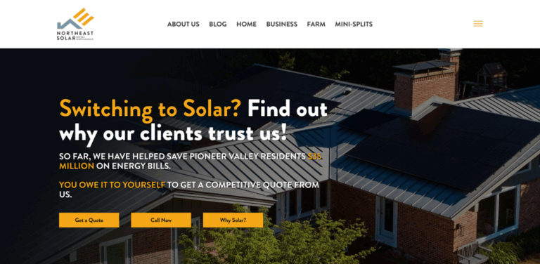 Northeast Solar: Expert Solar System Design and Installation in Massachusetts