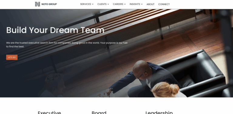 Noto Group: Executive Search Firm for Purpose-Driven Leadership
