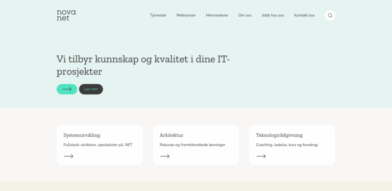Novanet AS: Expert Consulting, Architecture, and Development Services