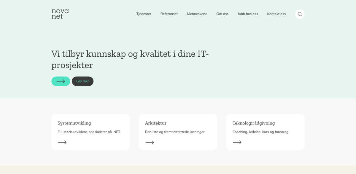 Novanet AS consulting services