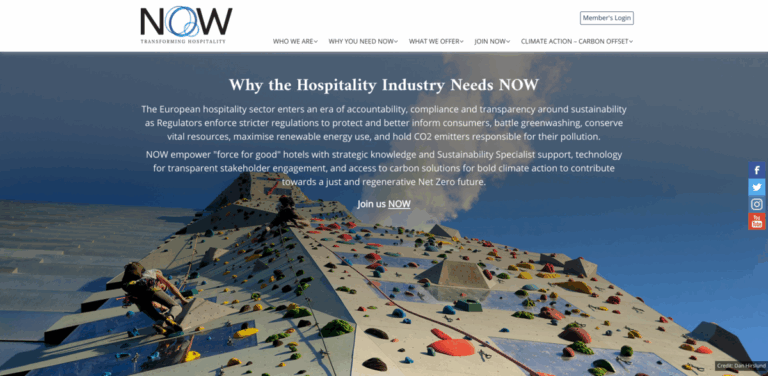 NOW: Supporting Hospitality Companies in Achieving Net Negative Emissions