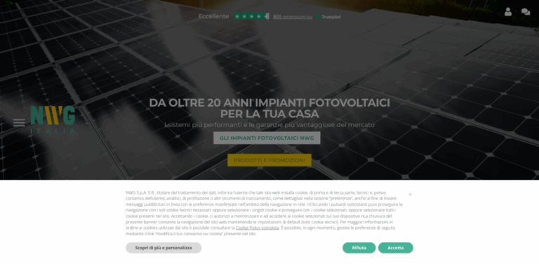 NWG Italia: Efficient Photovoltaic Systems for Homes and Businesses