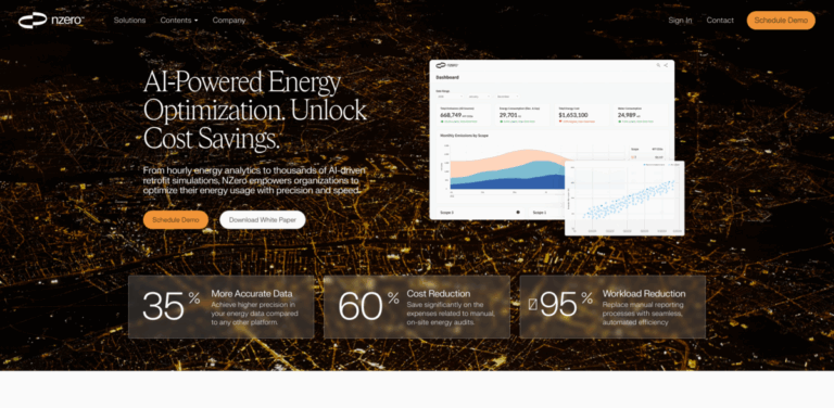 NZero: AI-Powered Energy Optimization for Sustainable Organizations