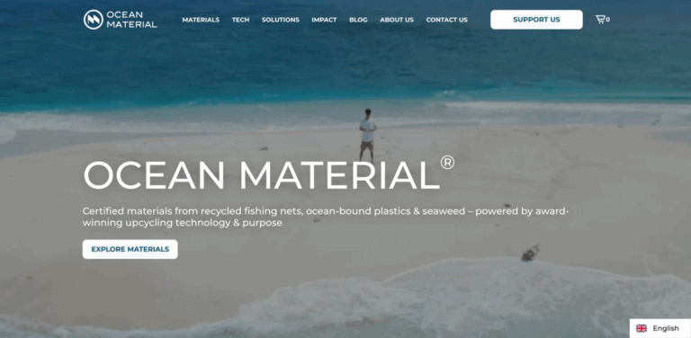 Ocean Material®: Transforming Ocean Waste into Sustainable Materials