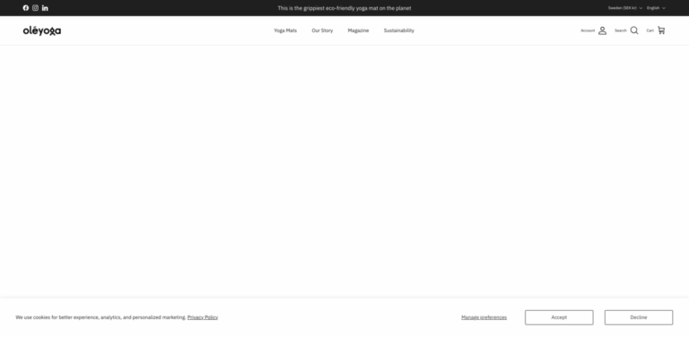 OLÉYOGA: Eco-Friendly Yoga Mats for Sustainable Practice