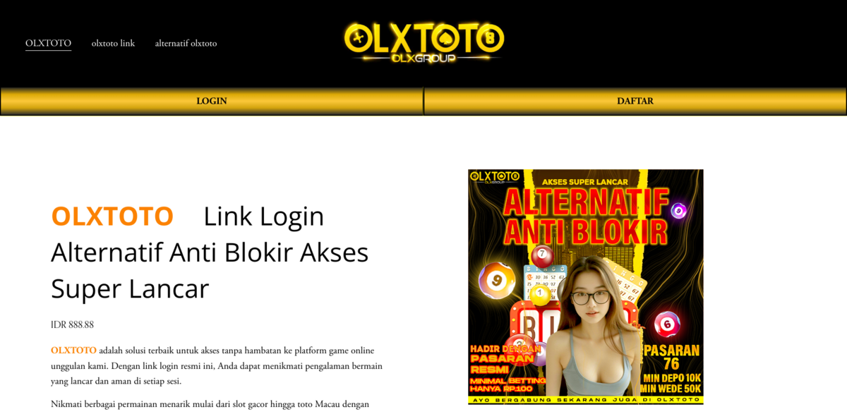 OLXTOTO online gaming