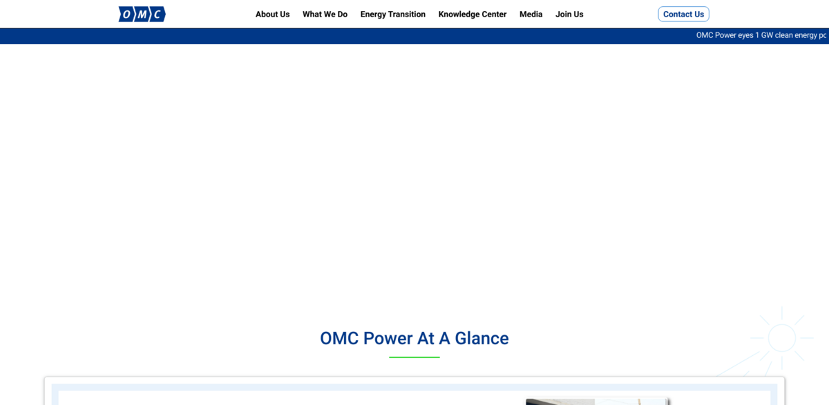 OMC Power clean energy