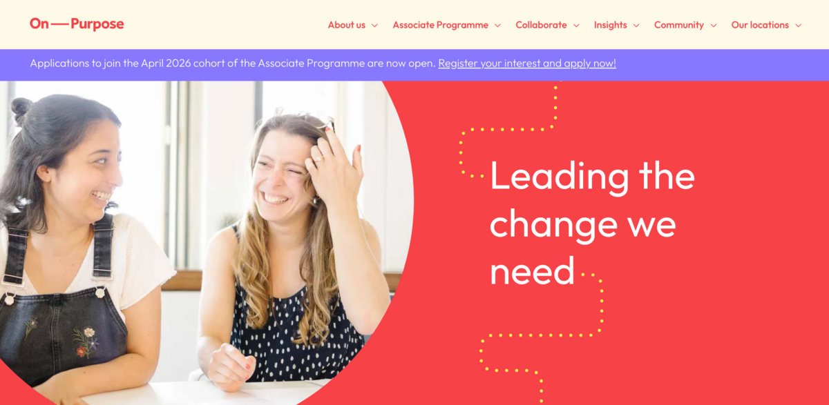 On Purpose leadership programs