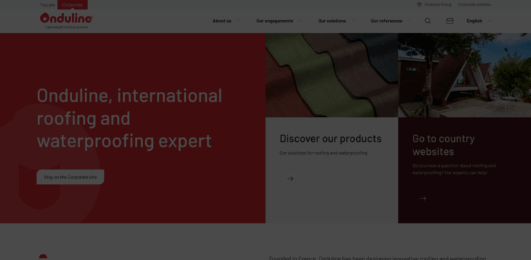 Onduline Group: Global Leader in Innovative Roofing and Waterproofing Solutions