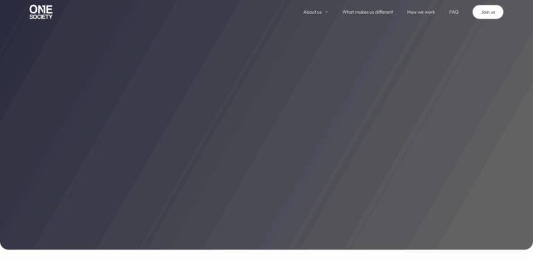 ONE Society: A Global Initiative for Mutual Prosperity and Sustainable Development