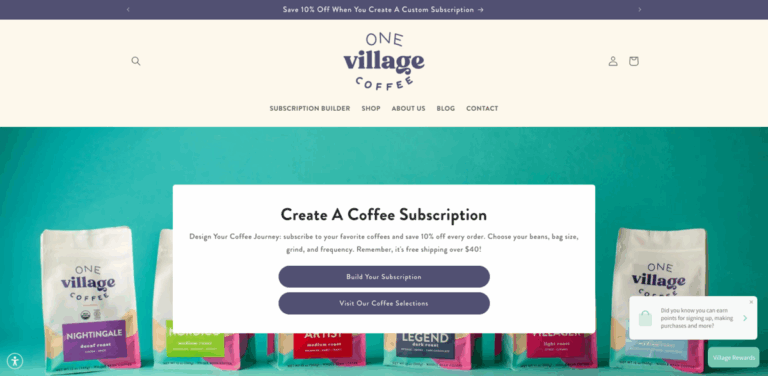 One Village Coffee: A Community-Driven Coffee Experience