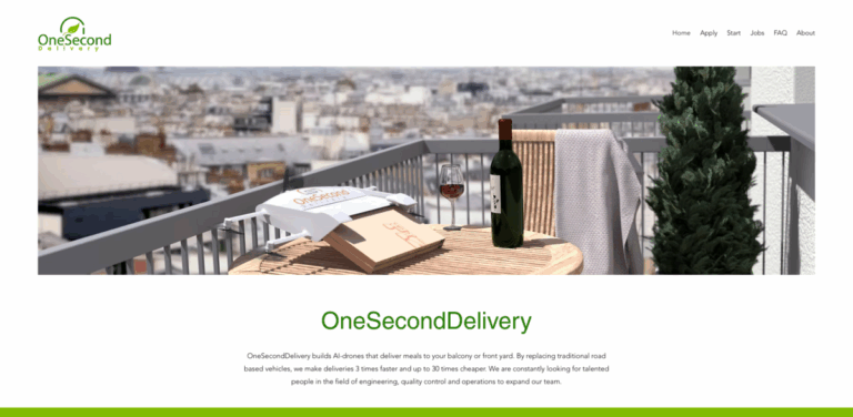 OneSecondDelivery: AI-Powered Drone Delivery for Meals and Groceries