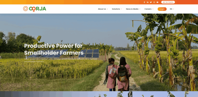 Oorja: Empowering Farmers with Solar-Powered Farming Solutions