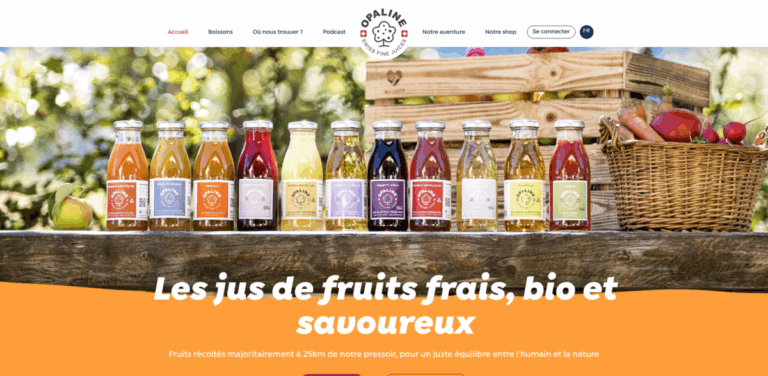 Opaline Factory: Fresh Organic Fruit Juices from Local Farms