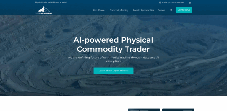 Open Mineral: Transforming Metals Trading with Data and AI