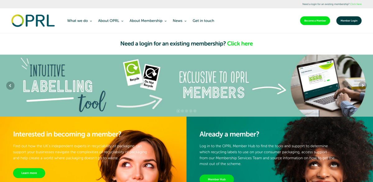 OPRL packaging recycling