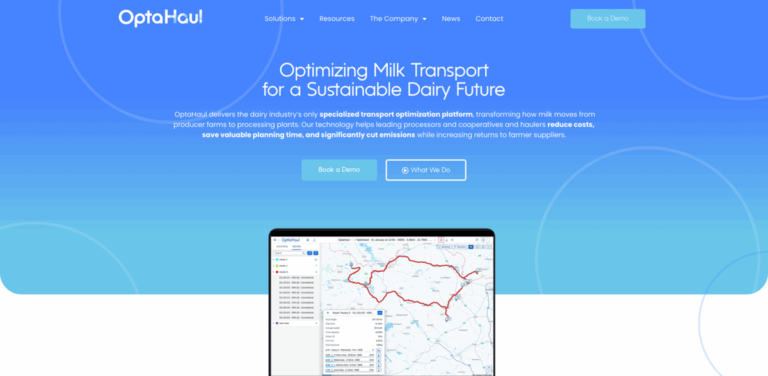 OptaHaul: Transforming Dairy Transport with Specialized Optimization Solutions