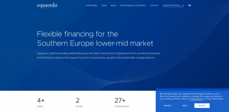 Oquendo Capital: Tailored Financing Solutions for Family-Owned Businesses in Southern Europe