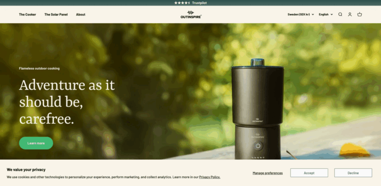 Outinspire: Innovative Outdoor Cooking Solutions for Adventurers