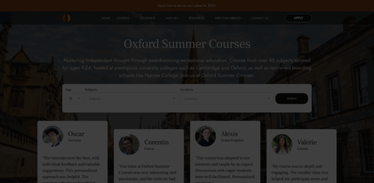 Oxford Summer Courses: Unique Educational Experiences in Prestigious Locations