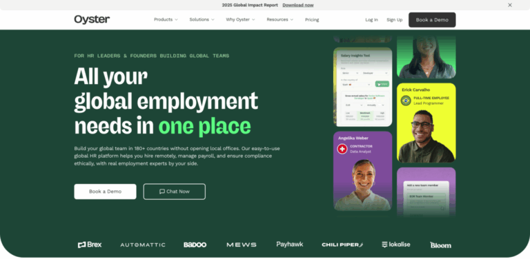 Oyster Home: A Global Employment Platform for Simplified Hiring and Management