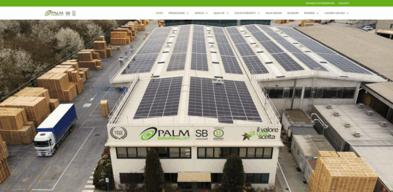 PALM SpA SB: Sustainable Wooden Pallet Production and Solutions