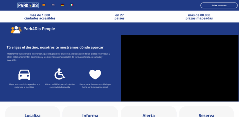 Park4Dis: Simplifying Accessible Parking for People with Reduced Mobility