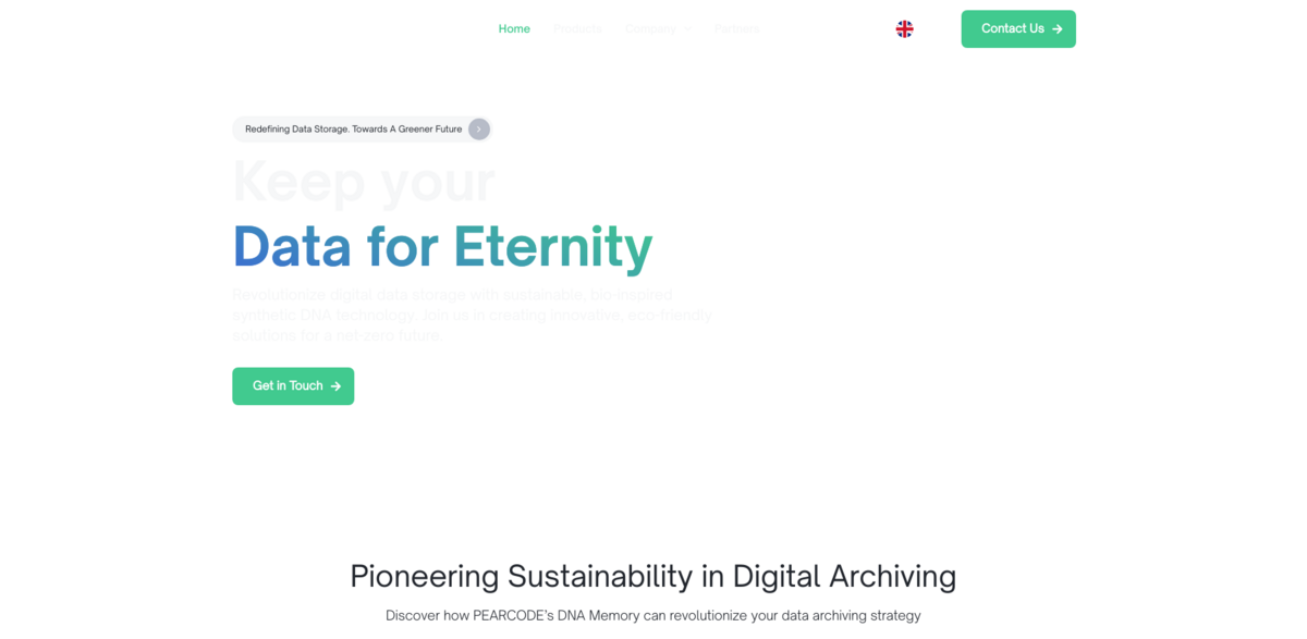 PEARCODE DNA data storage