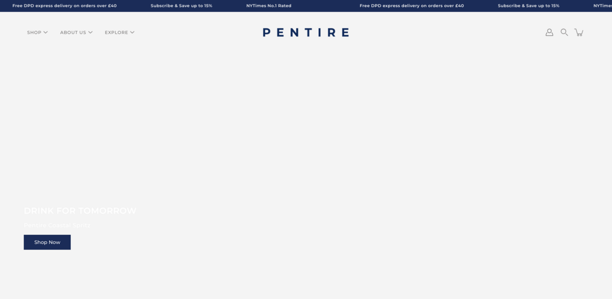 Pentire non-alcoholic spirits