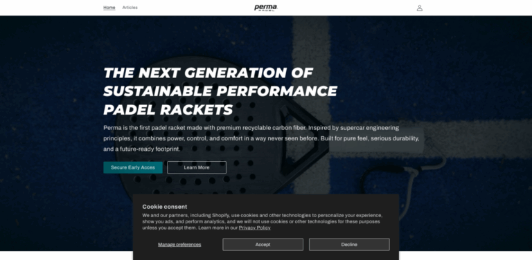 Perma Padel: Sustainable Padel Rackets for the Future